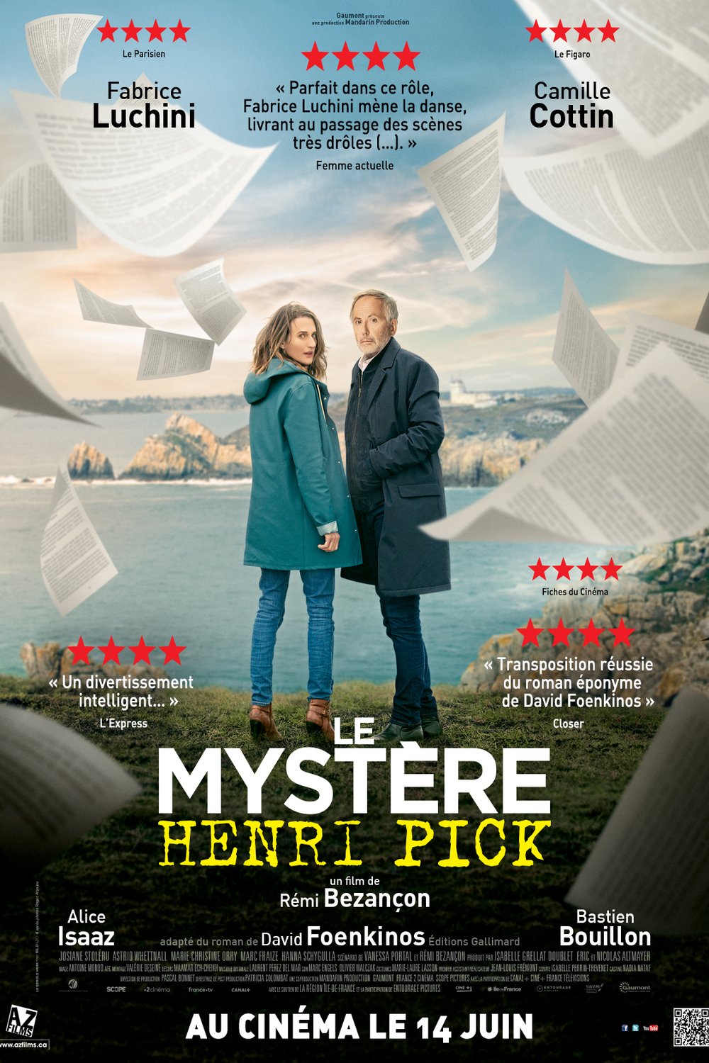 L'affiche du film Le Mystère Henri Pick [2019]