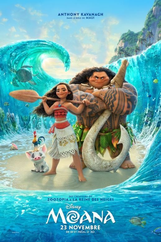 L'affiche du film Moana v.f. [2016]