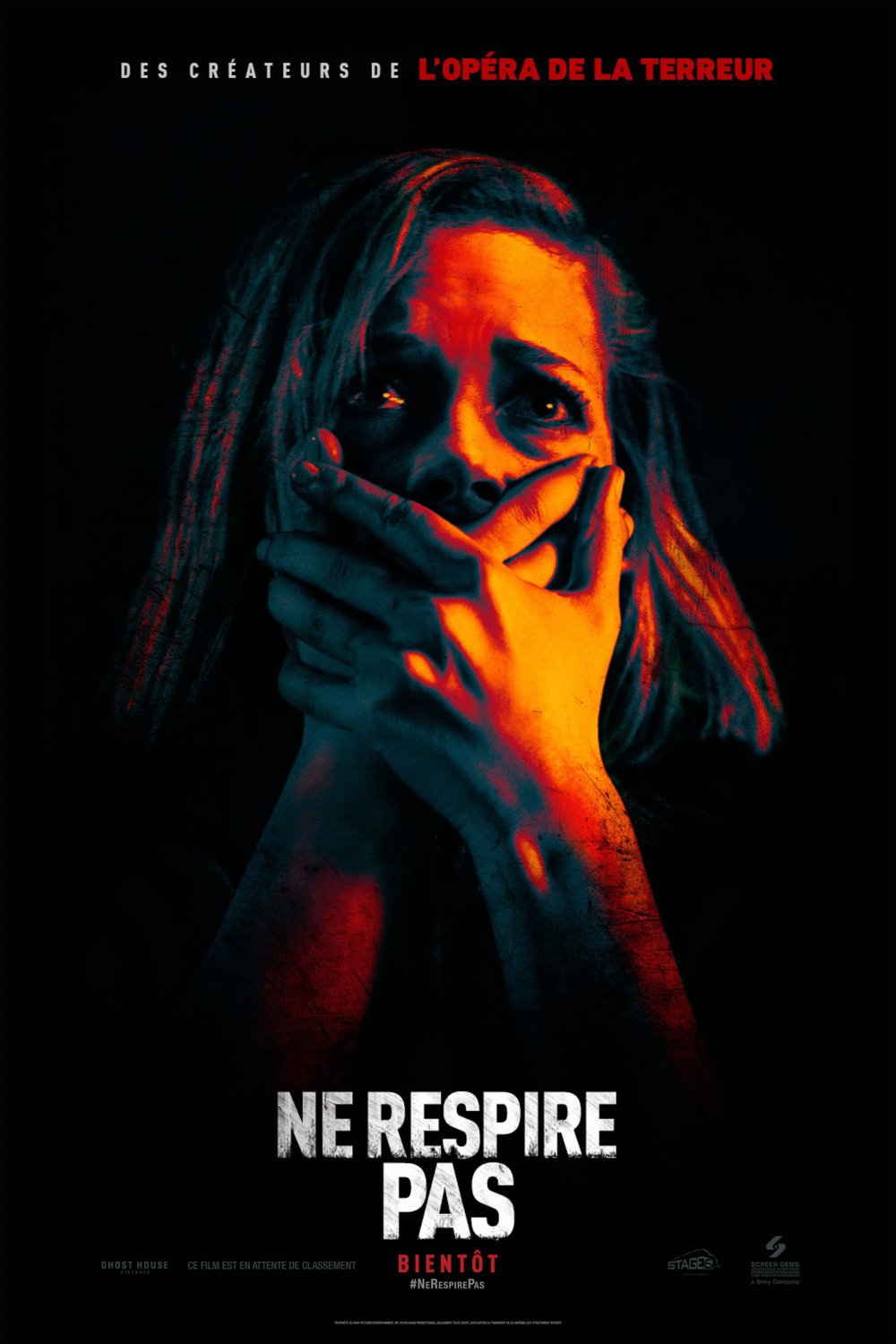 L'affiche du film Ne respire pas [2016]