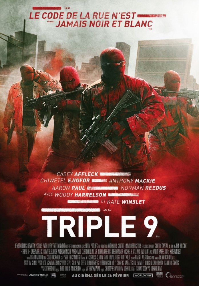 L'affiche du film Triple 9 v.f. [2016]
