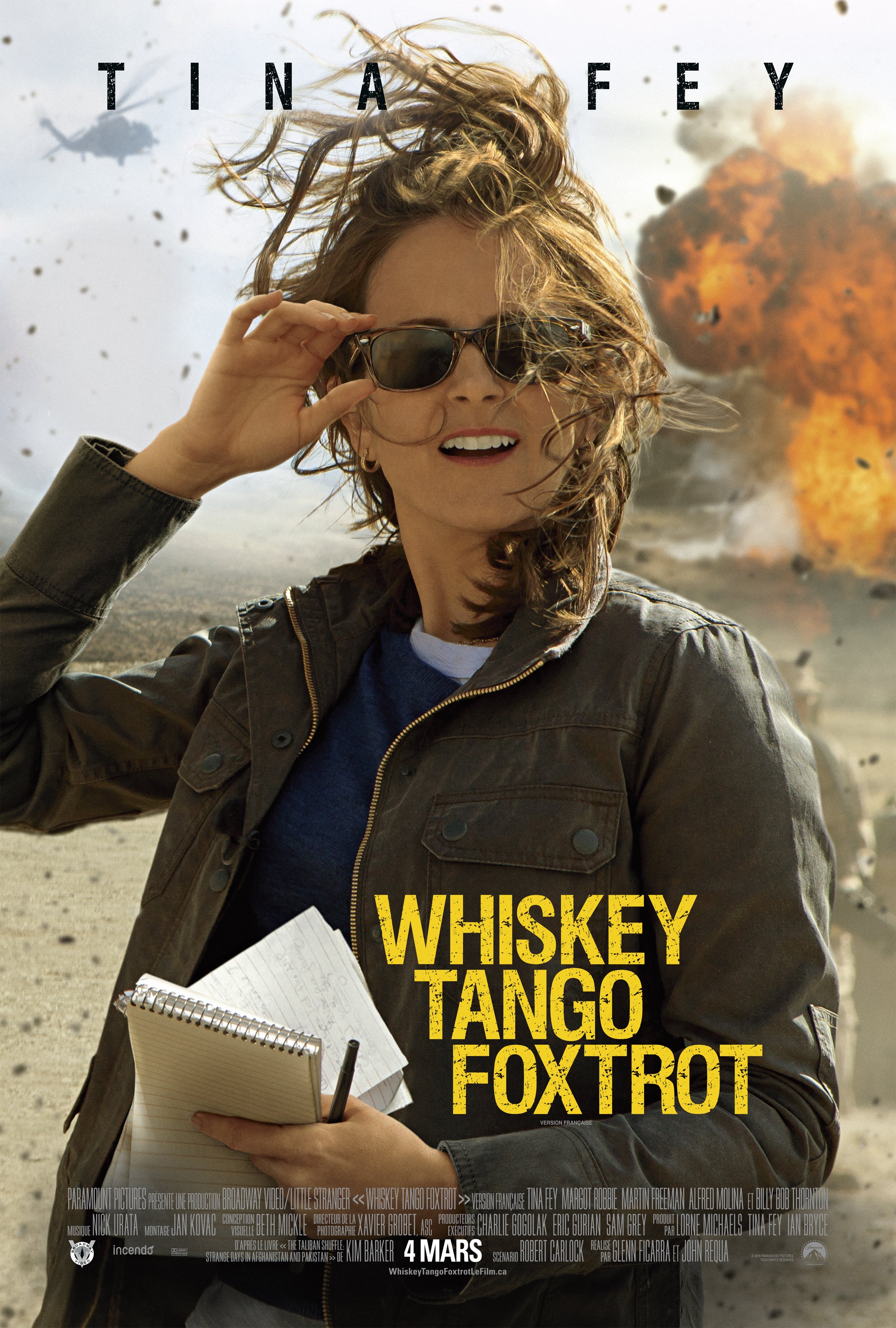 L'affiche du film Whiskey Tango Foxtrot v.f. [2016]