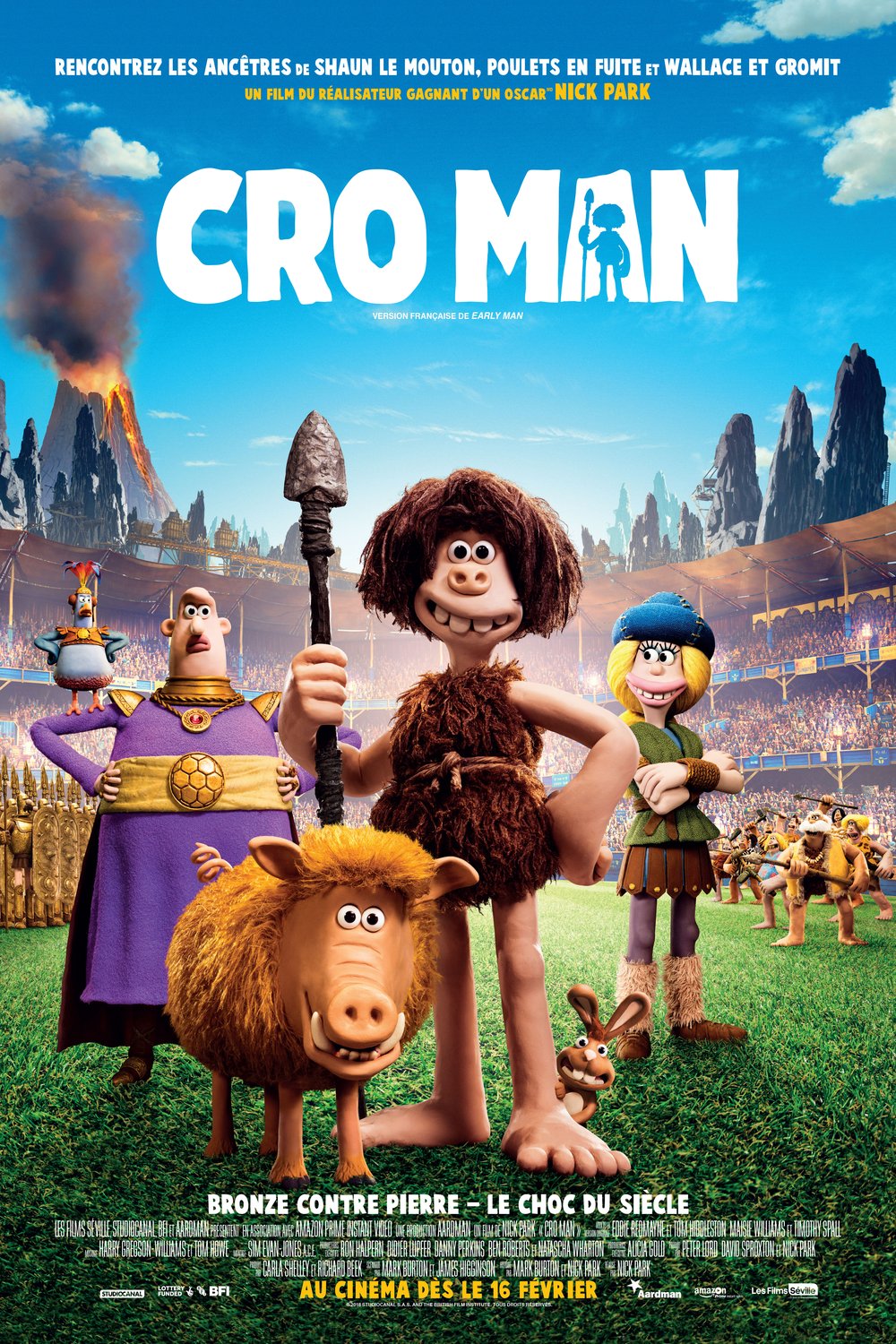 L'affiche du film Cro Man [2018]