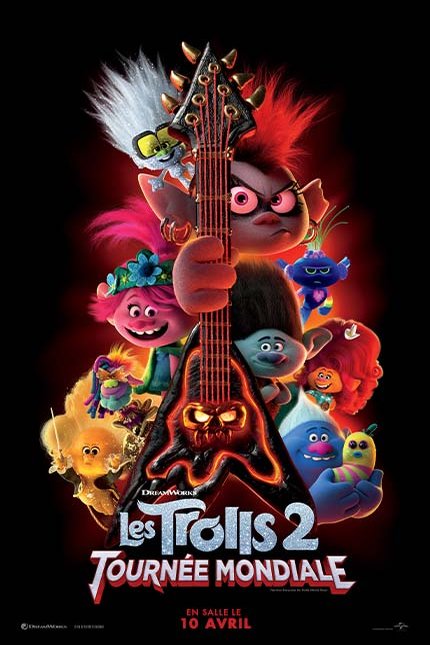 L'affiche du film Les Trolls 2: Tournée mondiale [2020]