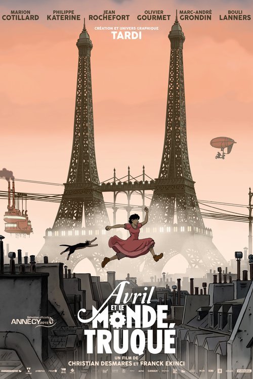 L'affiche du film Avril et le monde truqué [2015]