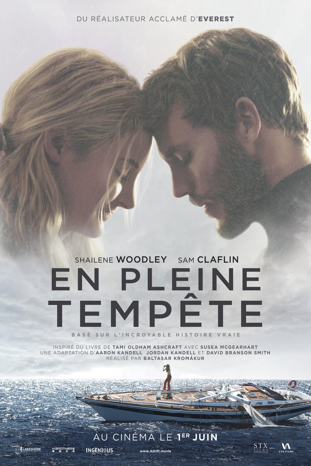 L'affiche du film En pleine tempête [2018]