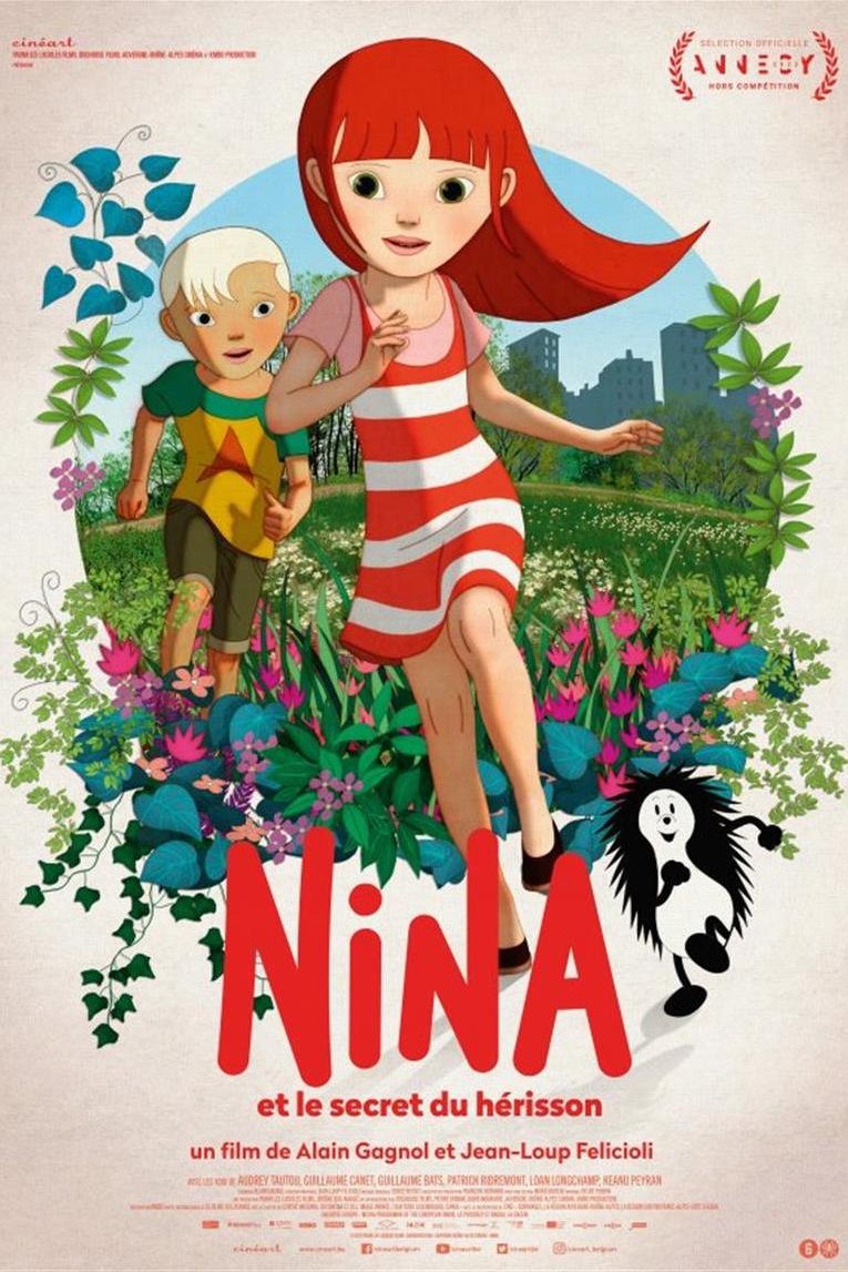 L'affiche du film Nina et le secret du hérisson [2023]