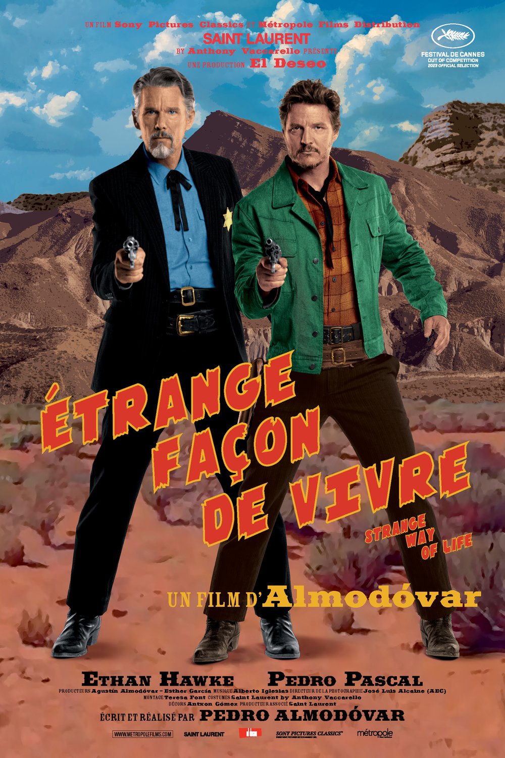 L'affiche du film Étrange façon de vivre [2023]