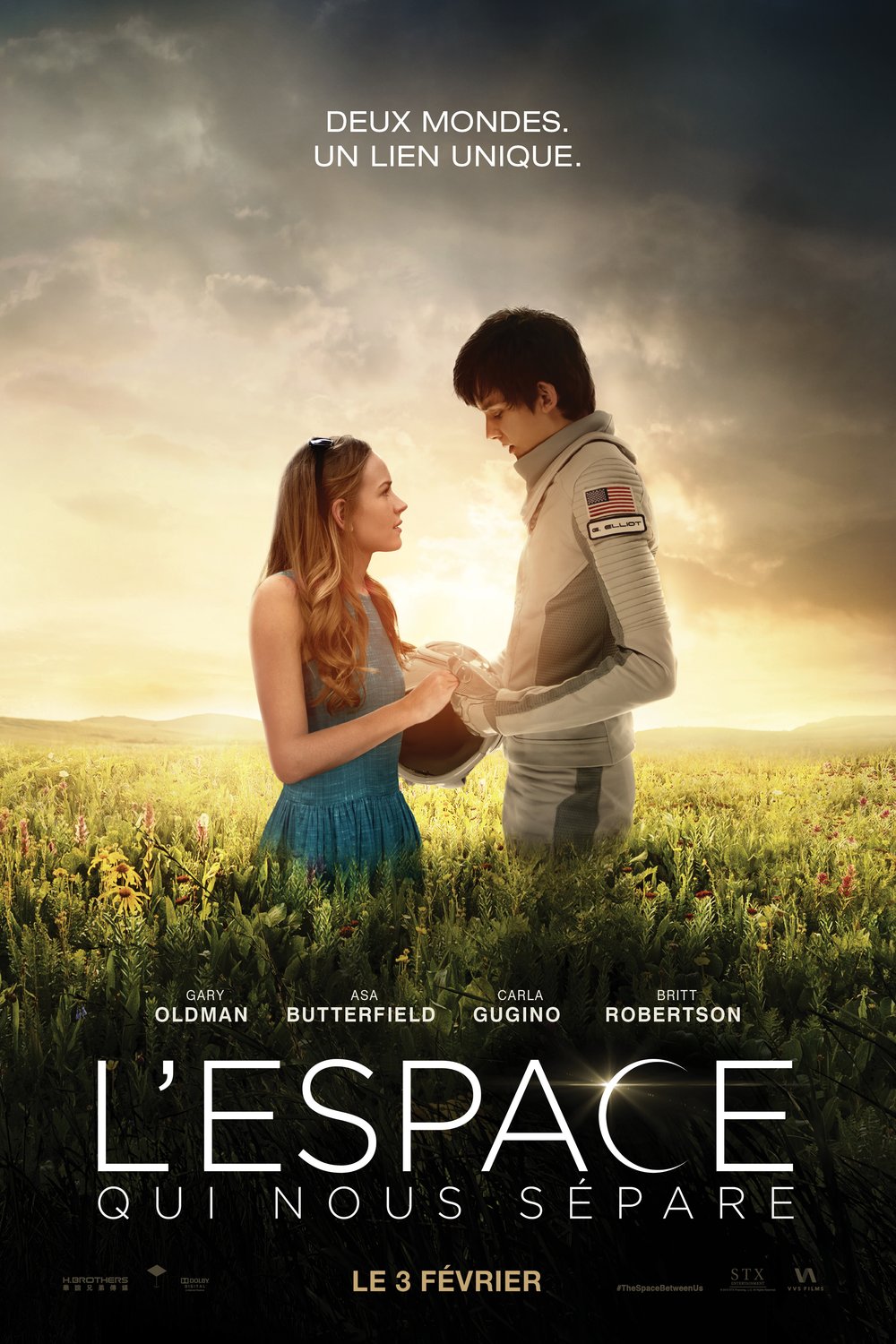 L'affiche du film L'Espace qui nous sépare [2017]