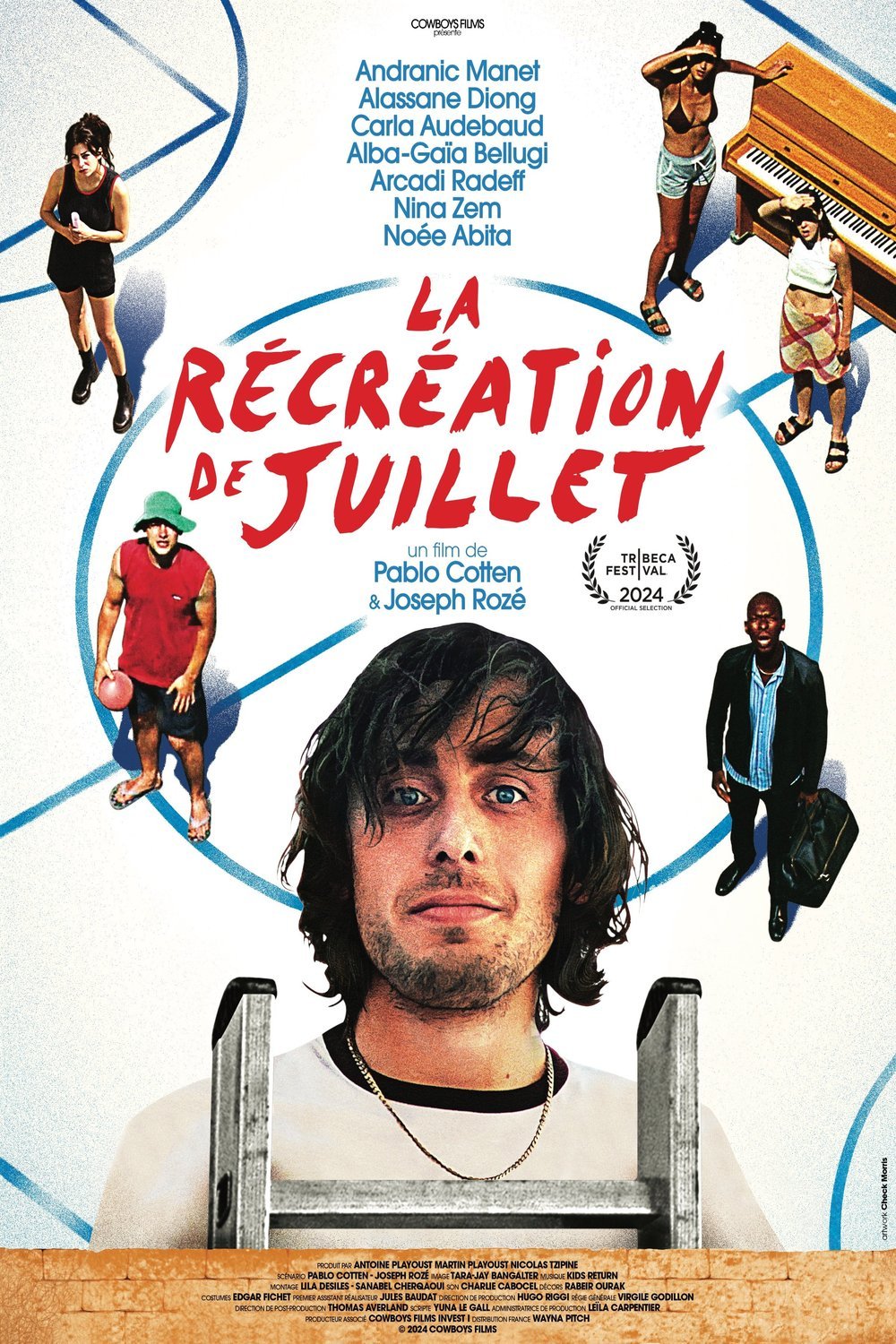 L'affiche du film La récréation de juillet [2024]