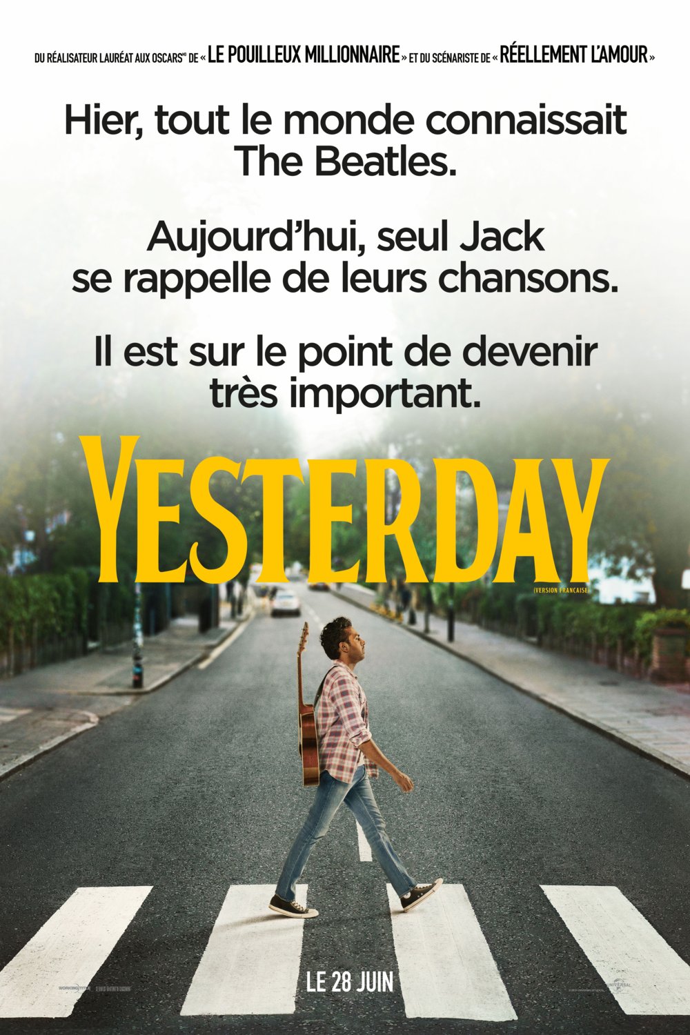 L'affiche du film Yesterday v.f. [2019]