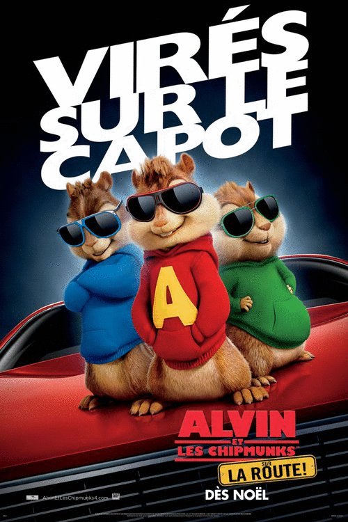 L'affiche du film Alvin et les Chipmunks: Sur la route [2015]