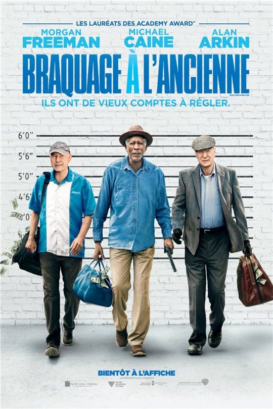 L'affiche du film Braquage à l'ancienne [2017]