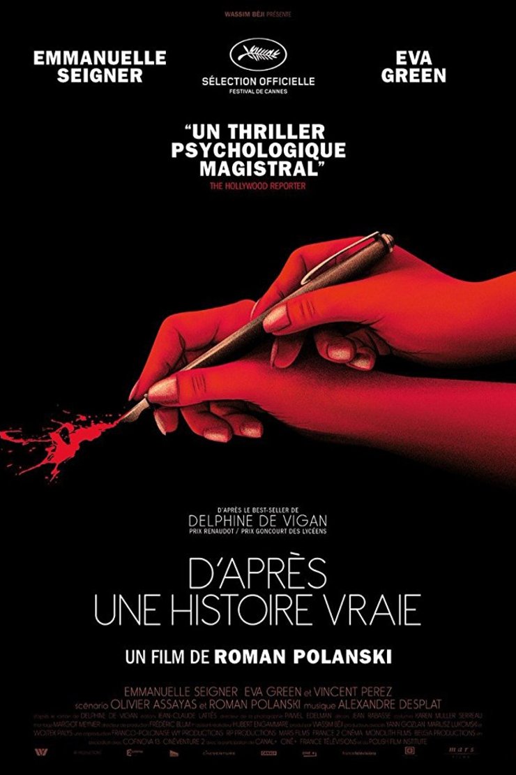 L'affiche du film D'après une histoire vraie [2017]