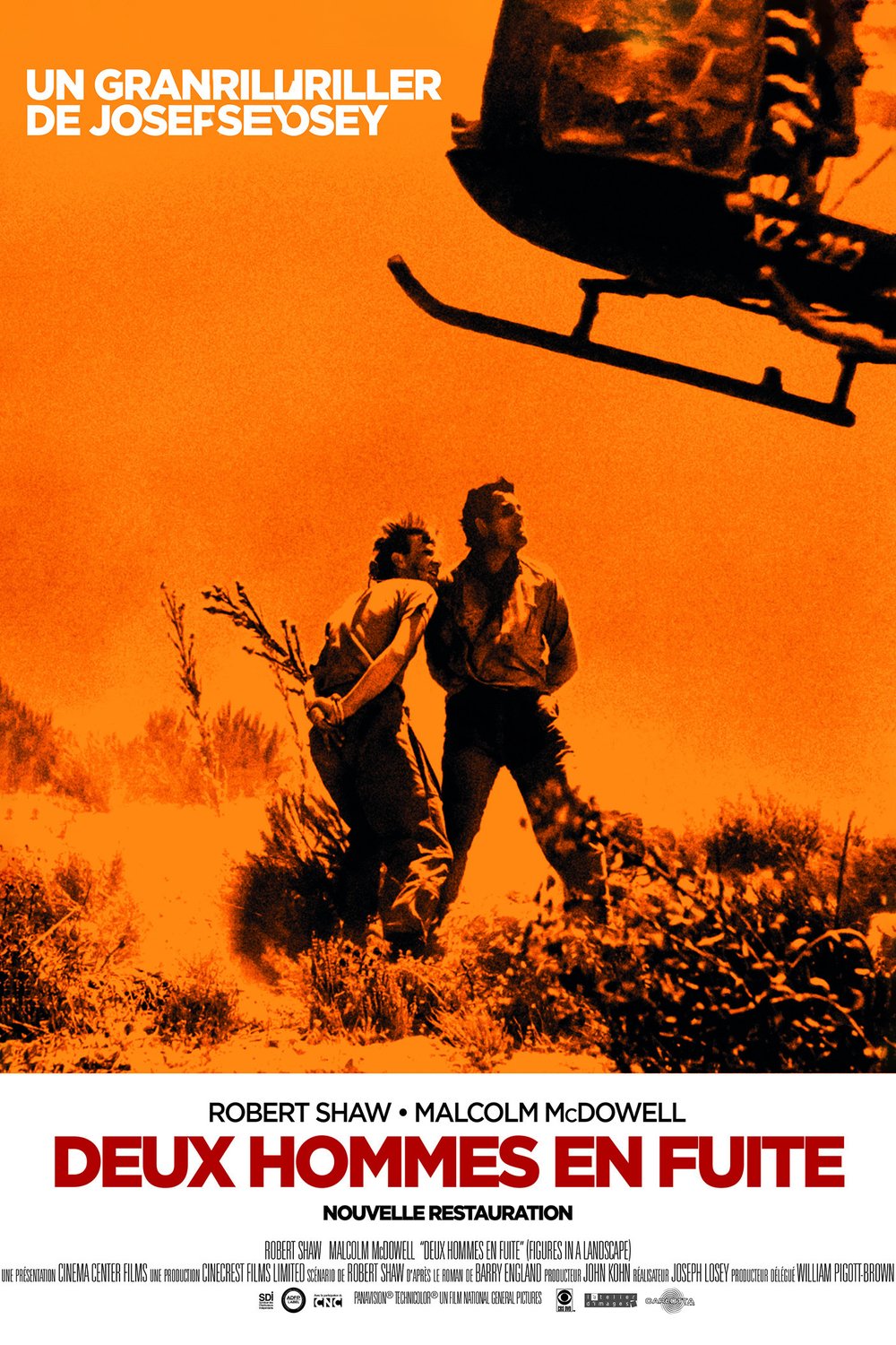 L'affiche du film Deux hommes en fuite [1970]