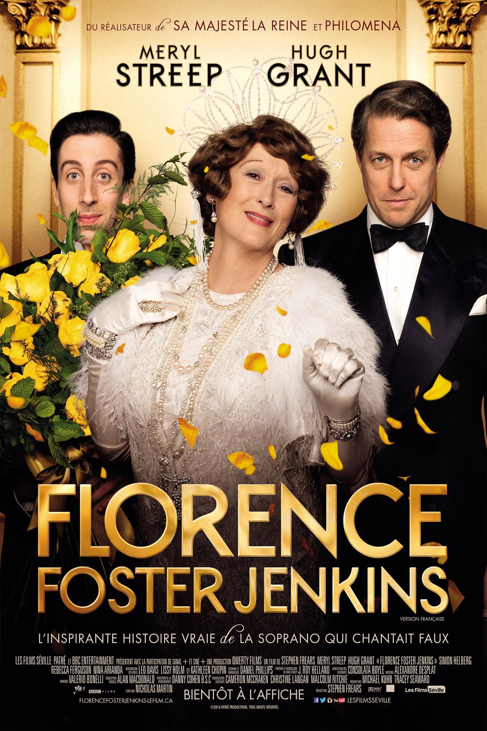 L'affiche du film Florence Foster Jenkins v.f. [2016]