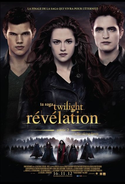 L'affiche du film La Saga Twilight: Révélation - Partie 2 [2012]