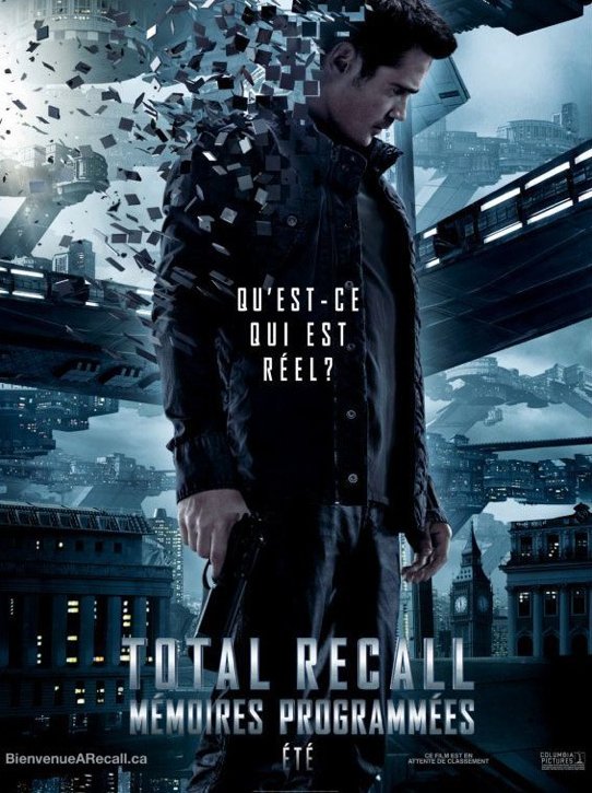 L'affiche du film Total Recall: Mémoires Programmées [2012]