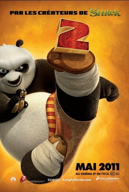 L'affiche du film Kung Fu Panda 2 v.f. [2011]
