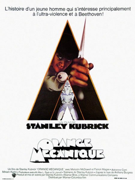 L'affiche du film Orange Mécanique [1971]