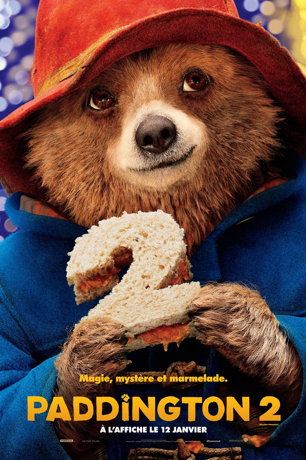 L'affiche du film Paddington 2 v.f. [2017]