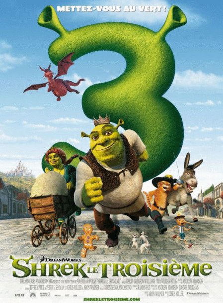 L'affiche du film Shrek le Troisième [2007]