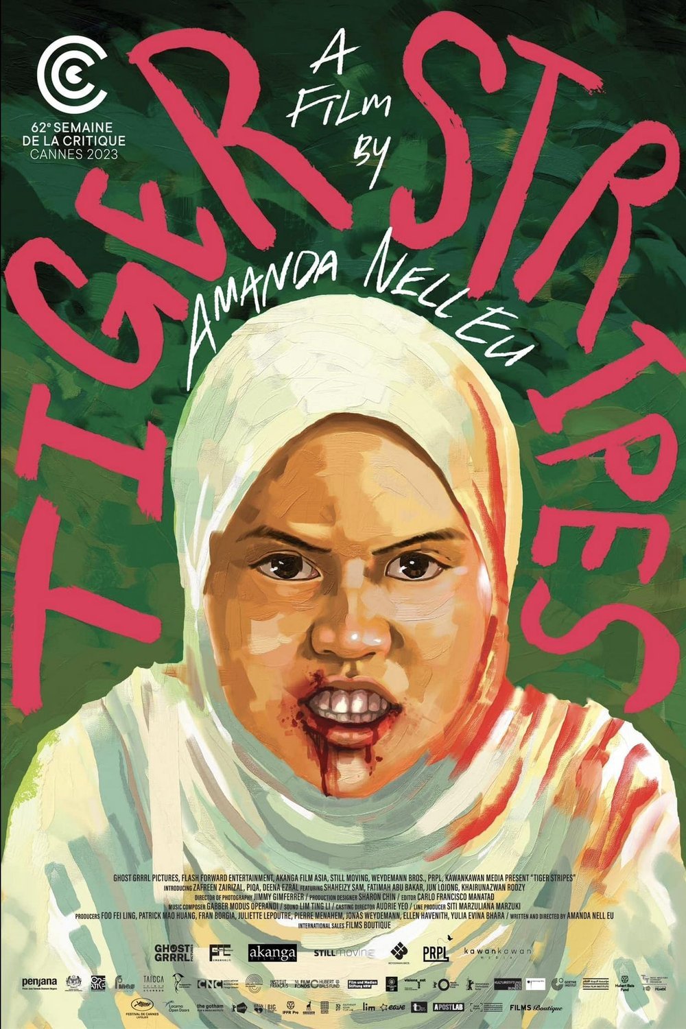 L'affiche du film Tiger Stripes [2023]