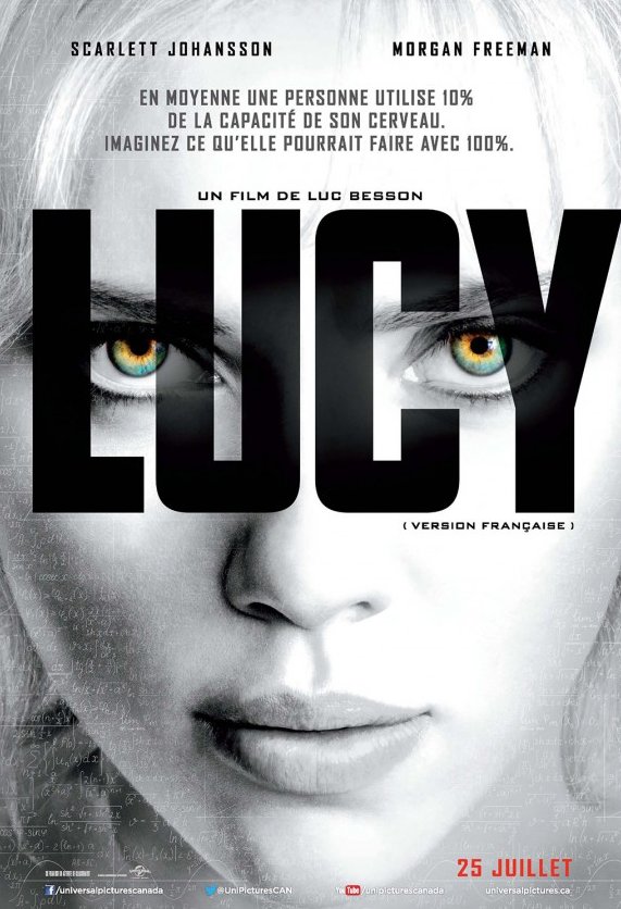 L'affiche du film Lucy v.f. [2014]