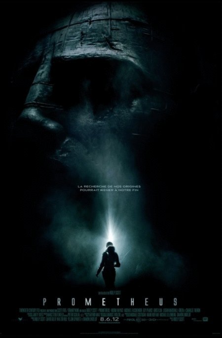 L'affiche du film Prometheus v.f. [2012]