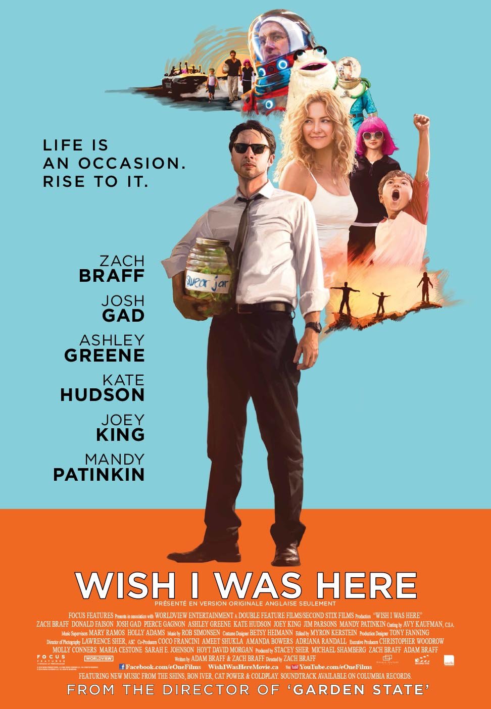 L'affiche du film Wish I Was Here [2014]