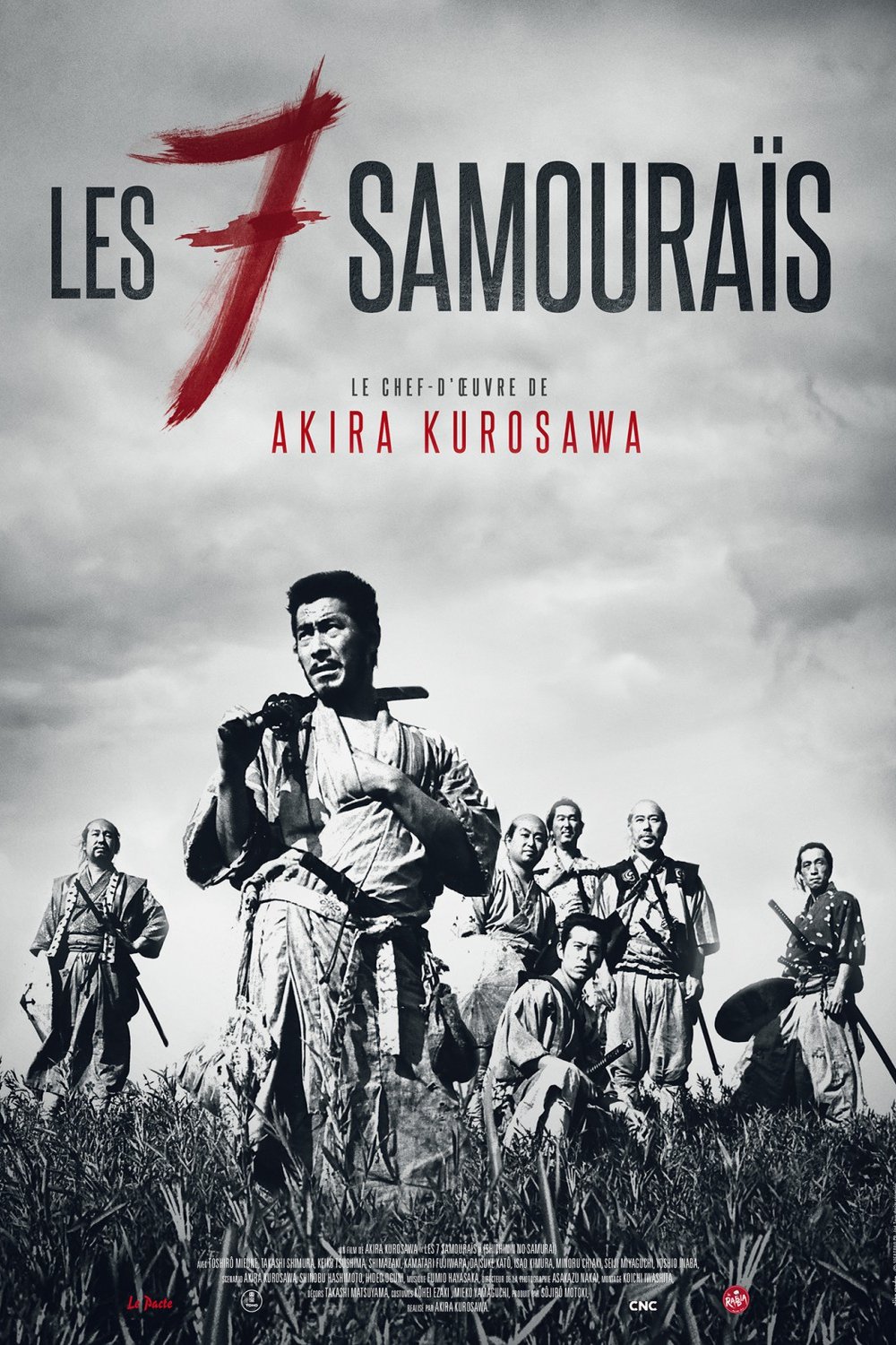 L'affiche du film Les Sept samourais [1954]