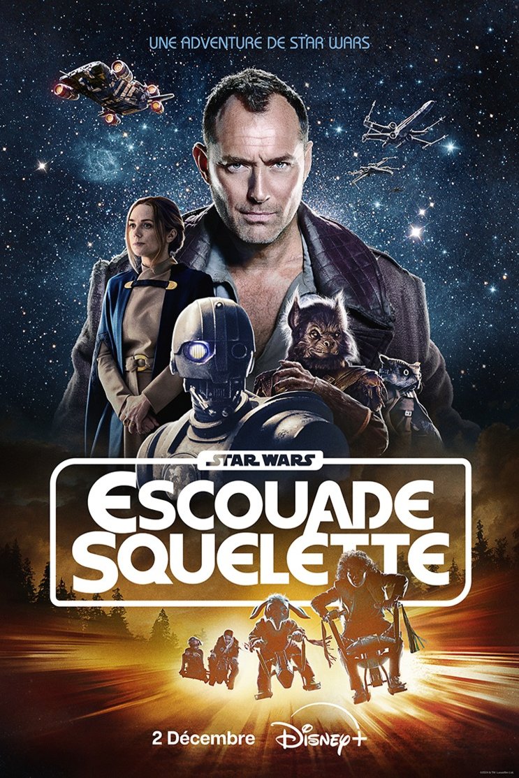 L'affiche du film Star Wars: Escouade Squelette [2024]