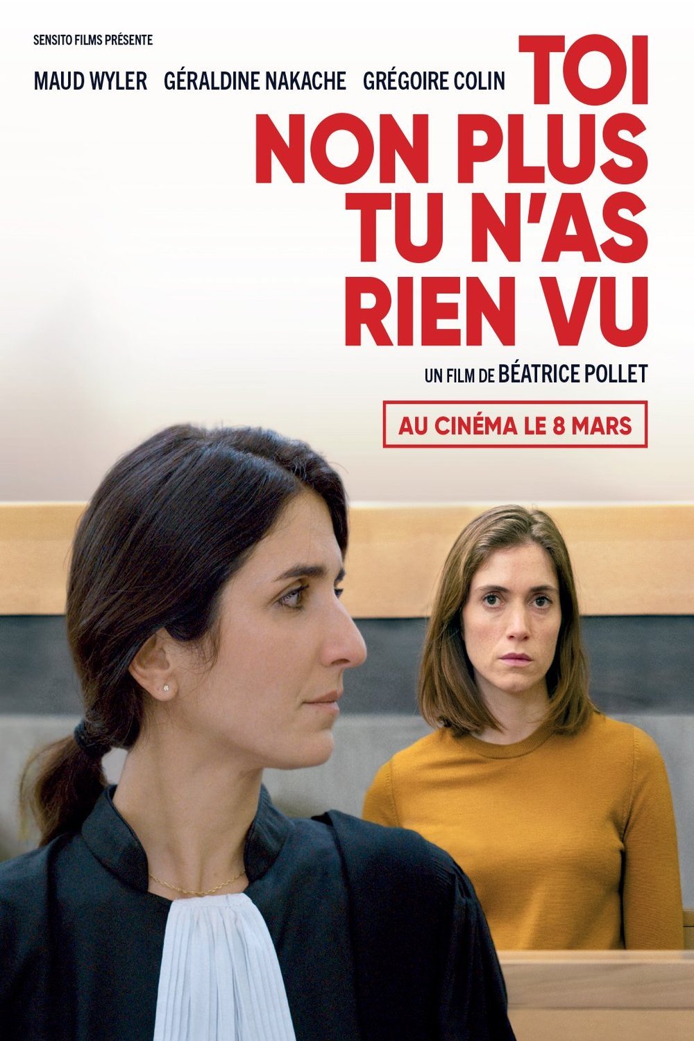 L'affiche du film Toi non plus tu n'as rien vu [2022]