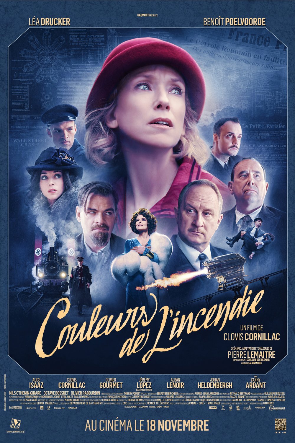 L'affiche du film Couleurs de l'incendie [2022]