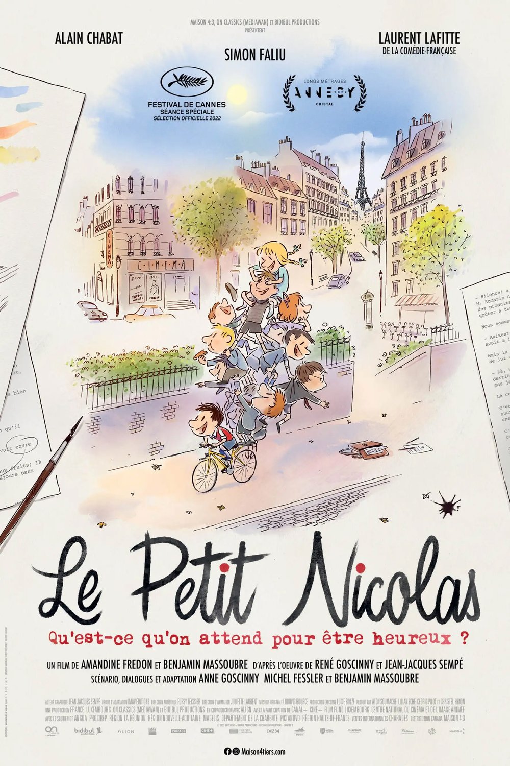 L'affiche du film Le Petit Nicolas: Qu'est-ce qu'on attend pour être heureux ? [2022]