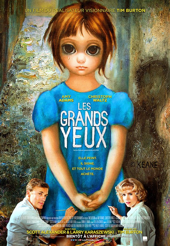 L'affiche du film Les Grands yeux [2014]