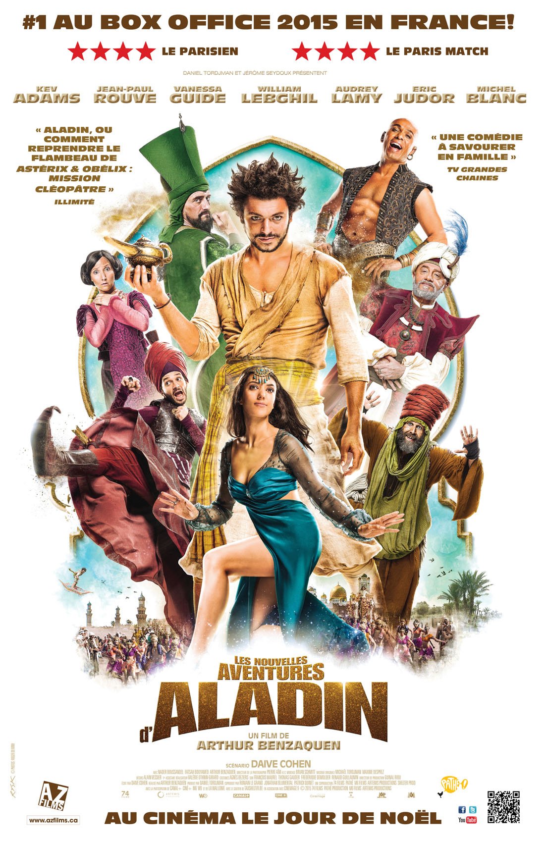 L'affiche du film Les Nouvelles aventures d'Aladin [2015]