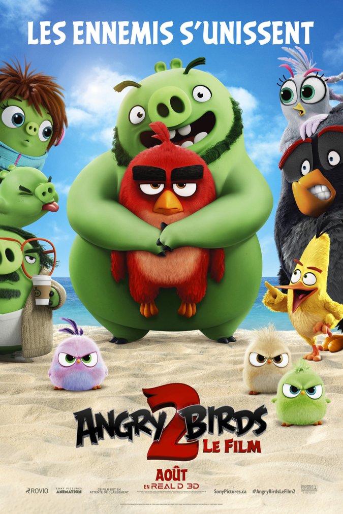 L'affiche du film Angry Birds Le film 2 [2019]