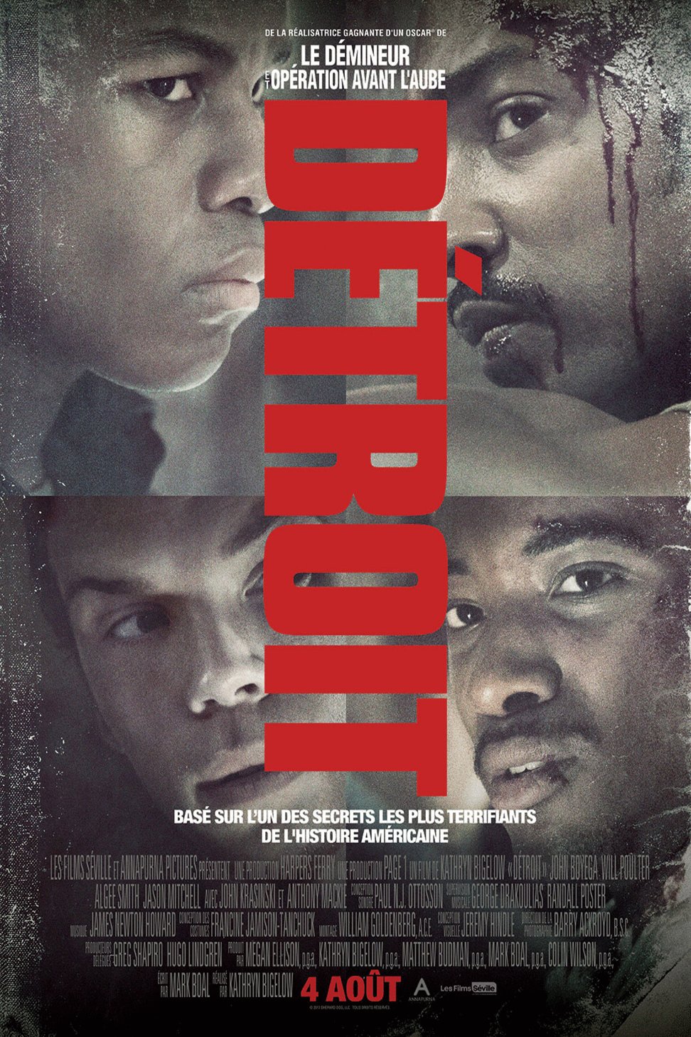 L'affiche du film Detroit v.f. [2017]
