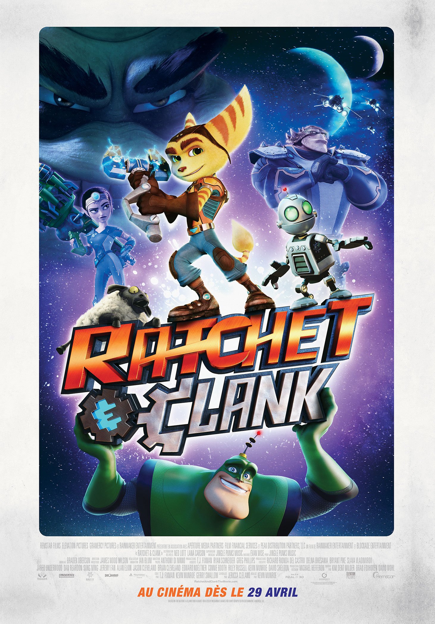 L'affiche du film Ratchet et Clank v.f. [2016]