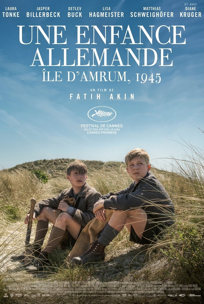 L'affiche du film Une enfance allemande - Île d'Amrum, 1945 [2025]