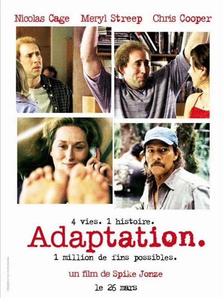 L'affiche du film Adaptation v.f. [2002]