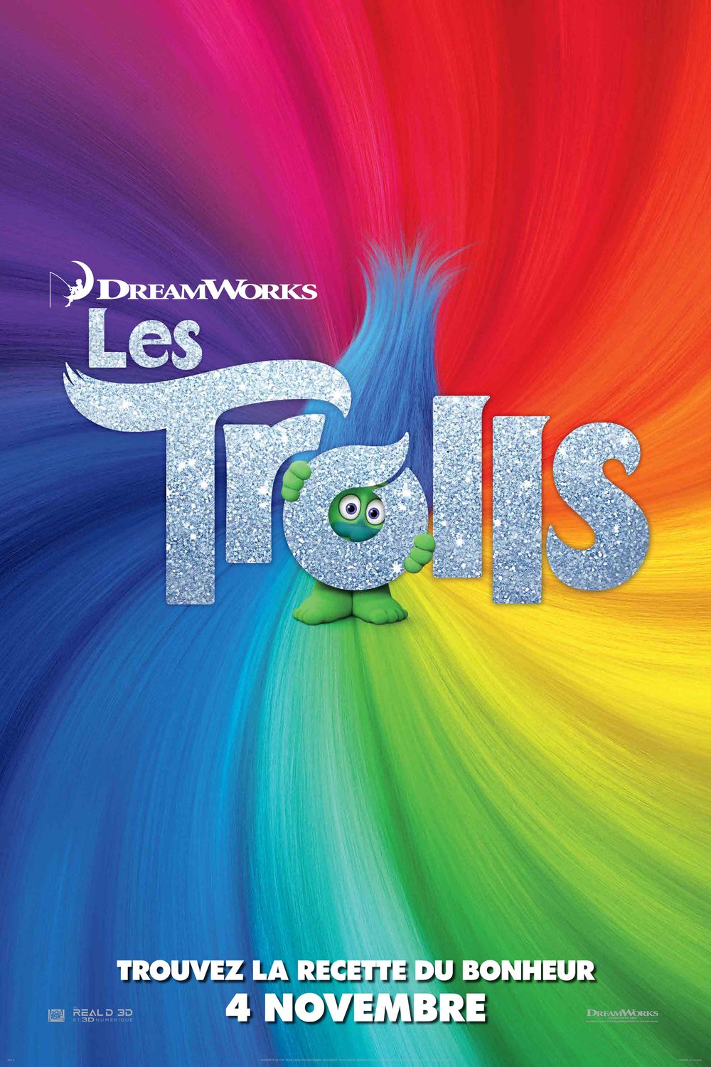L'affiche du film Les Trolls v.f. [2016]