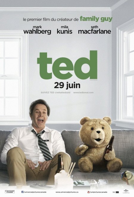 L'affiche du film Ted v.f. [2012]