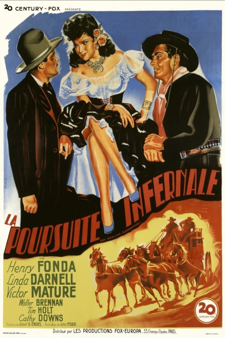 L'affiche du film La Poursuite infernale [1946]