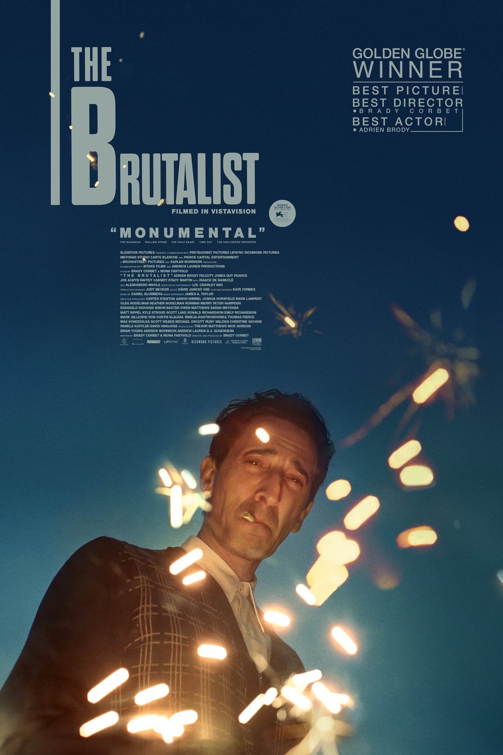 L'affiche du film The Brutalist [2024]