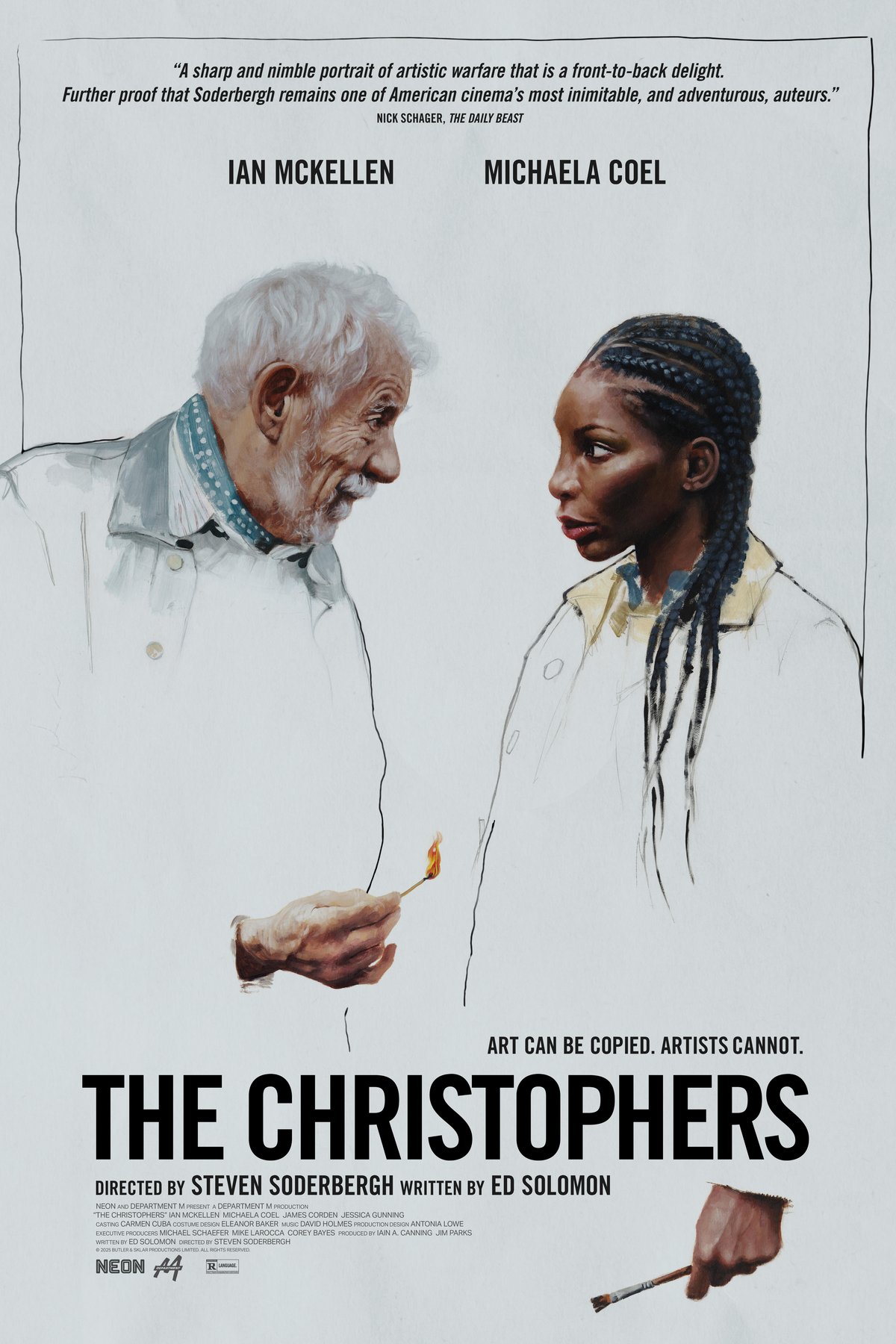 L'affiche du film The Christophers [2025]