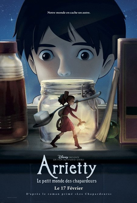L'affiche du film Arrietty: Le petit monde des chapardeurs [2010]