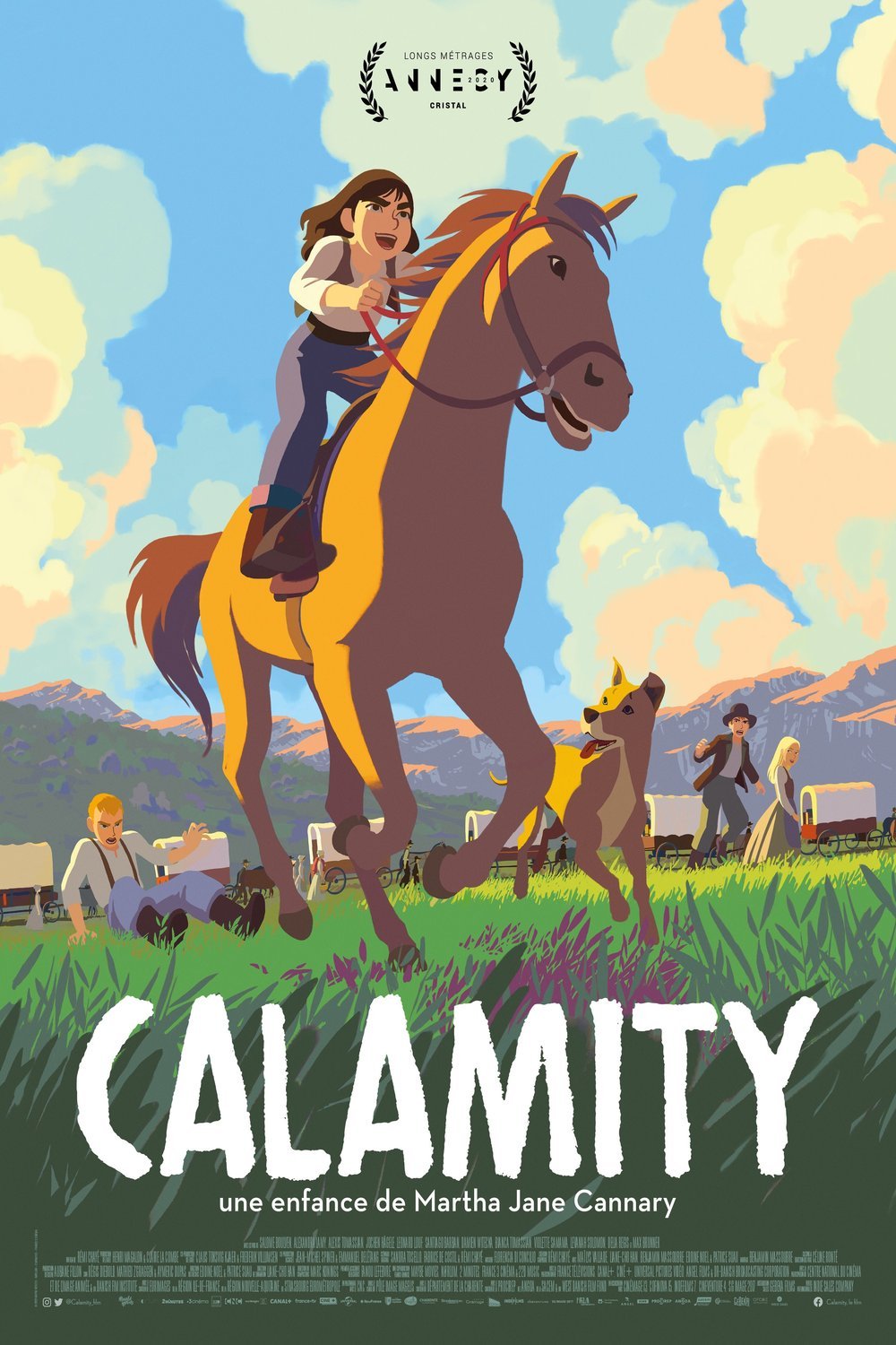L'affiche du film Calamity, une enfance de Martha Jane Cannary [2020]