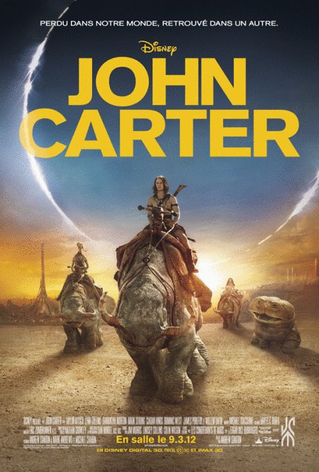 L'affiche du film John Carter v.f. [2012]