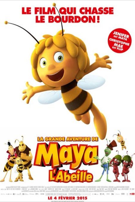 L'affiche du film La Grande aventure de Maya l'abeille [2014]